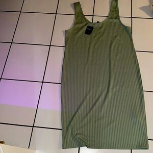 Sage tube dress NWT